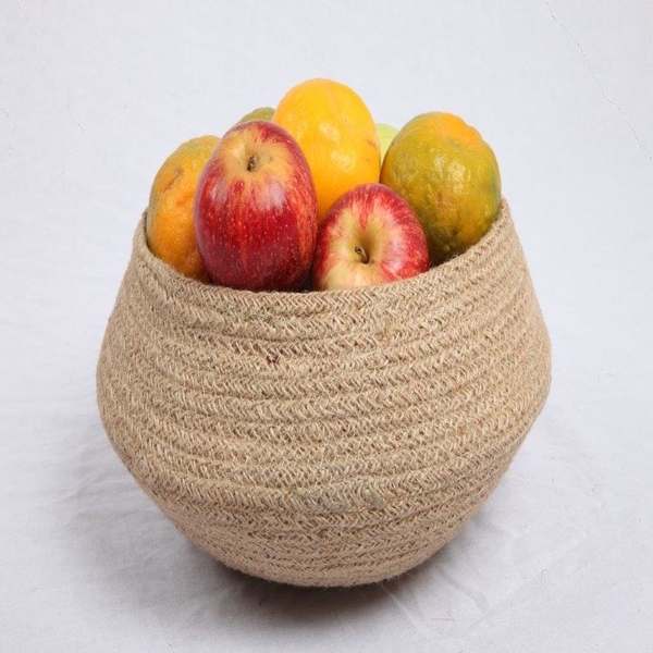 Fruits' basket of jute