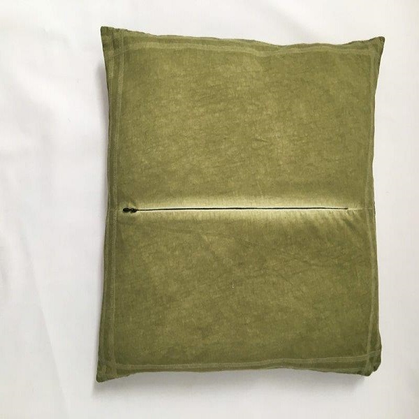 Cushion cover with cool dye